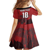 Custom Aosta Valley Family Matching Off Shoulder Short Dress and Hawaiian Shirt Mont Blanc Sporty Style - Wonder Print Shop