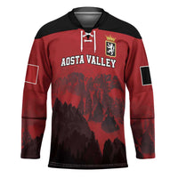 Custom Aosta Valley Hockey Jersey Mont Blanc Sporty Style - Wonder Print Shop
