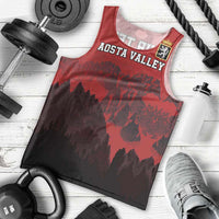 Custom Aosta Valley Men Tank Top Mont Blanc Sporty Style - Wonder Print Shop