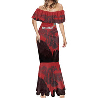 Custom Aosta Valley Mermaid Dress Mont Blanc Sporty Style - Wonder Print Shop