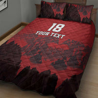 Custom Aosta Valley Quilt Bed Set Mont Blanc Sporty Style - Wonder Print Shop