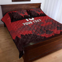 Custom Aosta Valley Quilt Bed Set Mont Blanc Sporty Style - Wonder Print Shop
