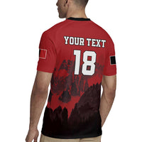 Custom Aosta Valley Rugby Jersey Mont Blanc Sporty Style - Wonder Print Shop