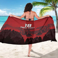 Custom Aosta Valley Sarong Mont Blanc Sporty Style - Wonder Print Shop