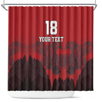 Custom Aosta Valley Shower Curtain Mont Blanc Sporty Style - Wonder Print Shop