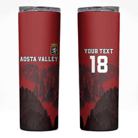 Custom Aosta Valley Skinny Tumbler Mont Blanc Sporty Style - Wonder Print Shop