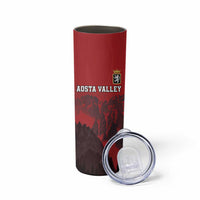 Custom Aosta Valley Skinny Tumbler Mont Blanc Sporty Style - Wonder Print Shop