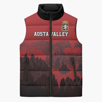 Custom Aosta Valley Sleeveless Puffer Jacket Mont Blanc Sporty Style - Wonder Print Shop