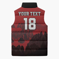 Custom Aosta Valley Sleeveless Puffer Jacket Mont Blanc Sporty Style - Wonder Print Shop