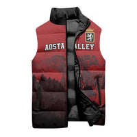 Custom Aosta Valley Sleeveless Puffer Jacket Mont Blanc Sporty Style - Wonder Print Shop