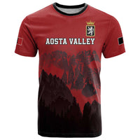 Custom Aosta Valley T Shirt Mont Blanc Sporty Style - Wonder Print Shop