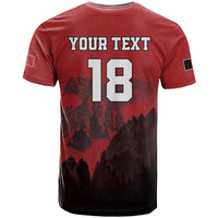 Custom Aosta Valley T Shirt Mont Blanc Sporty Style - Wonder Print Shop