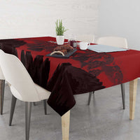 Custom Aosta Valley Tablecloth Mont Blanc Sporty Style - Wonder Print Shop