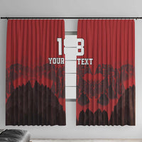 Custom Aosta Valley Window Curtain Mont Blanc Sporty Style - Wonder Print Shop