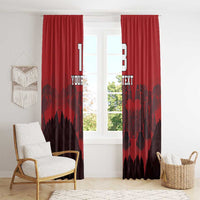 Custom Aosta Valley Window Curtain Mont Blanc Sporty Style - Wonder Print Shop