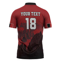 Custom Aosta Valley Zipper Polo Shirt Mont Blanc Sporty Style - Wonder Print Shop