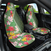 Africa Tropical Flowers Car Seat Cover Green Version - Wonder Print Shop