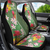 Africa Tropical Flowers Car Seat Cover Green Version - Wonder Print Shop