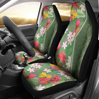 Africa Tropical Flowers Car Seat Cover Green Version - Wonder Print Shop