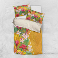 Africa Tropical Flowers Bedding Set Yellow Version - Wonder Print Shop