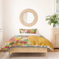 Africa Tropical Flowers Bedding Set Yellow Version - Wonder Print Shop
