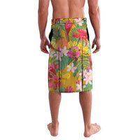 Africa Tropical Flowers Lavalava Yellow Version - Wonder Print Shop