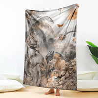 Africa Safari Animals Blanket