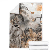 Africa Safari Animals Blanket