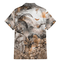 Africa Safari Animals Family Matching Mermaid Dress and Hawaiian Shirt - Wonder Print Shop