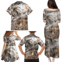 Africa Safari Animals Family Matching Puletasi and Hawaiian Shirt - Wonder Print Shop