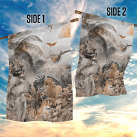 Africa Safari Animals Garden Flag - Wonder Print Shop
