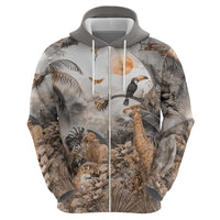 Africa Safari Animals Hoodie - Wonder Print Shop