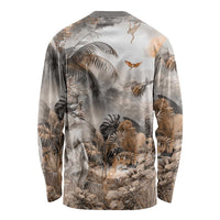 Africa Safari Animals Long Sleeve Shirt - Wonder Print Shop