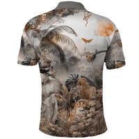 Africa Safari Animals Polo Shirt - Wonder Print Shop