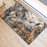 Africa Safari Animals Rubber Doormat - Wonder Print Shop