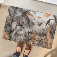 Africa Safari Animals Rubber Doormat - Wonder Print Shop