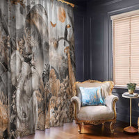 Africa Safari Animals Window Curtain - Wonder Print Shop