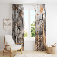 Africa Safari Animals Window Curtain - Wonder Print Shop