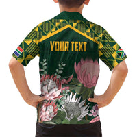 Personalized South Africa King Protea Hawaiian Shirt With Kente Patterns - Wonder Print Shop