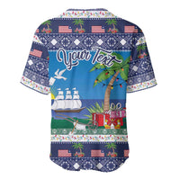 Personalized Liberia Christmas Baseball Jersey The Love of Liberty Brought Us Here - Wonder Print Shop