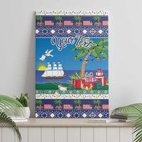Personalized Liberia Christmas Canvas Wall Art The Love of Liberty Brought Us Here - Wonder Print Shop