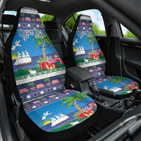 Personalized Liberia Christmas Car Seat Cover The Love of Liberty Brought Us Here - Wonder Print Shop
