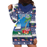 Personalized Liberia Christmas Hoodie Dress The Love of Liberty Brought Us Here - Wonder Print Shop