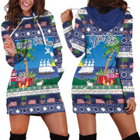 Personalized Liberia Christmas Hoodie Dress The Love of Liberty Brought Us Here - Wonder Print Shop