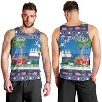 Personalized Liberia Christmas Men Tank Top The Love of Liberty Brought Us Here - Wonder Print Shop