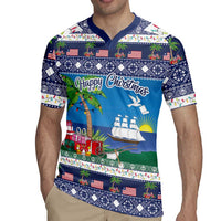 Personalized Liberia Christmas Rugby Jersey The Love of Liberty Brought Us Here - Wonder Print Shop