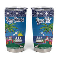 Personalized Liberia Christmas Tumbler Cup The Love of Liberty Brought Us Here - Wonder Print Shop