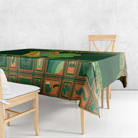 Personalized Ireland Christmas Tablecloth Irish Harp With Lucky Shamrock - Wonder Print Shop