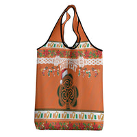 Personalized Ireland Christmas Grocery Bag Irish Shamrock Celtic Nollaig Shona Dhuit