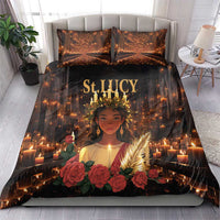 Happy St. Lucy Bedding Set Light of Christ - Wonder Print Shop